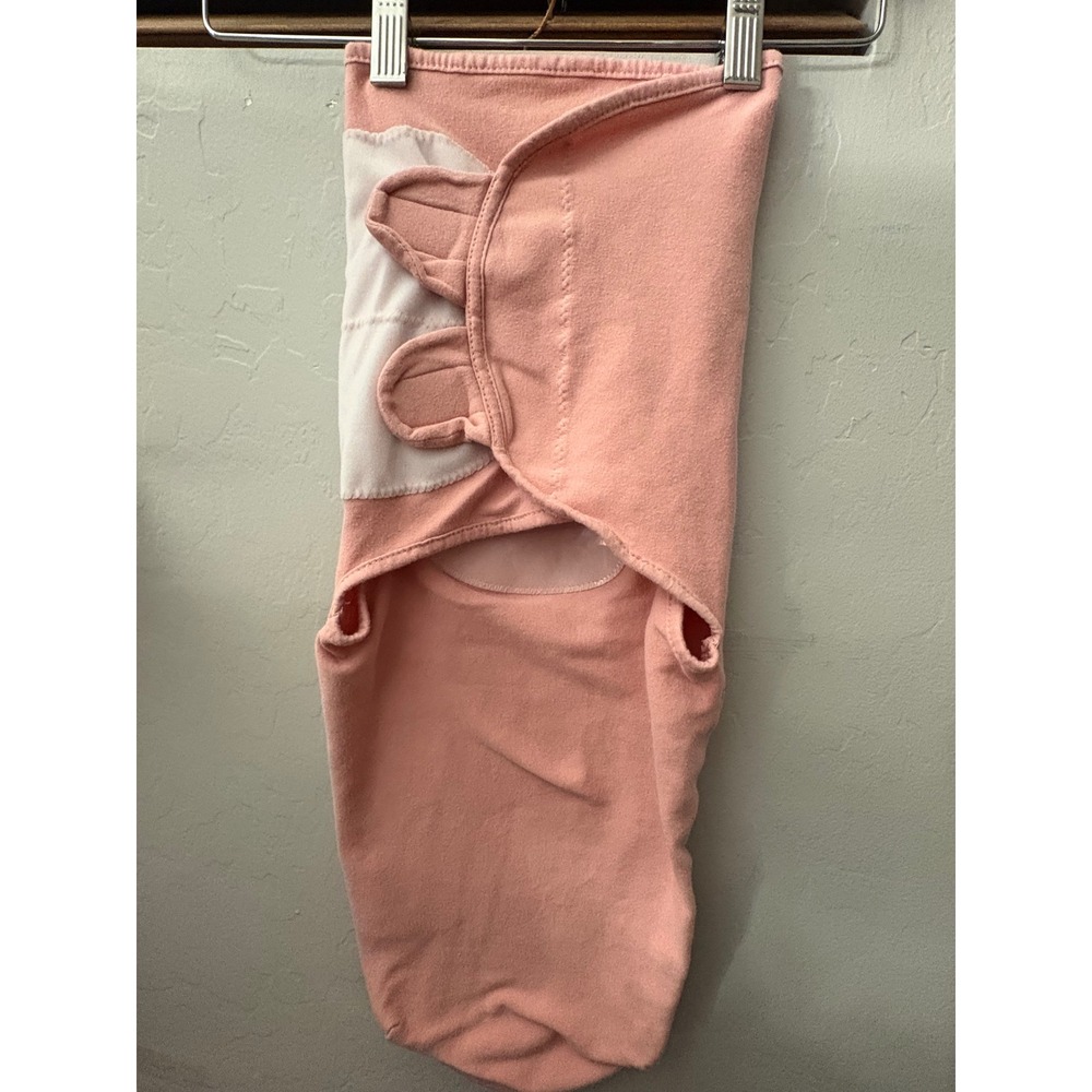 Mama Cheetah Organic Cotton Baby Swaddle Pink Small/Medium 7-14 lbs EUC
